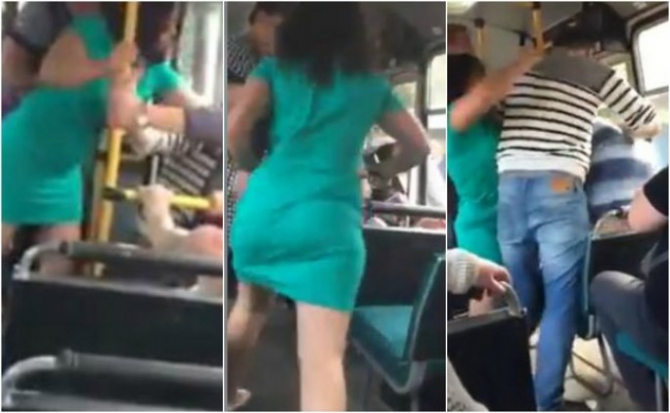 Avtobusda qadına qarşı nalayiq hərəkət, silah çıxardı – Bakıda dəhşətli hadisə