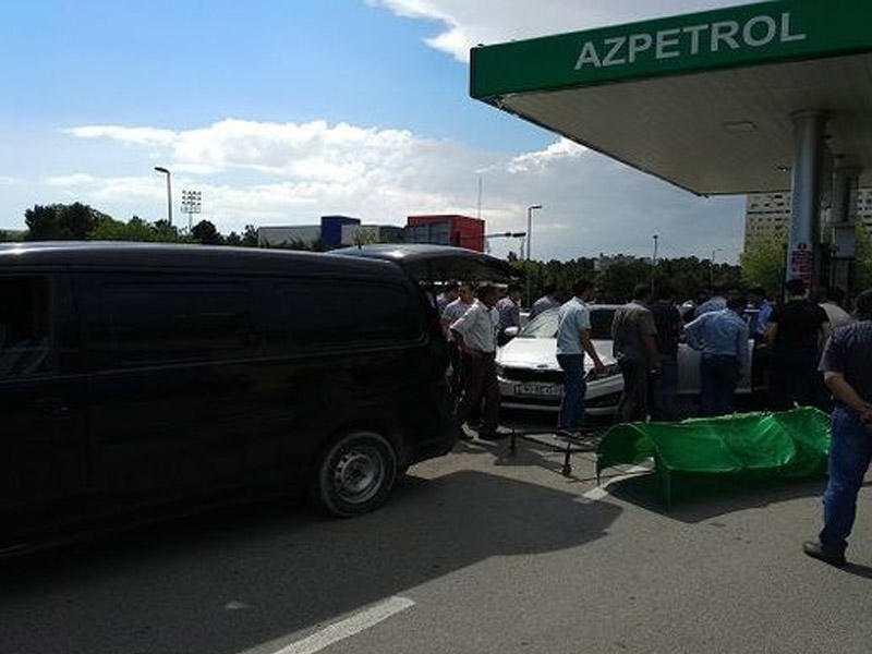 Şöbə rəisi yanacaqdoldurma məntəqəsində öldü – FOTO
