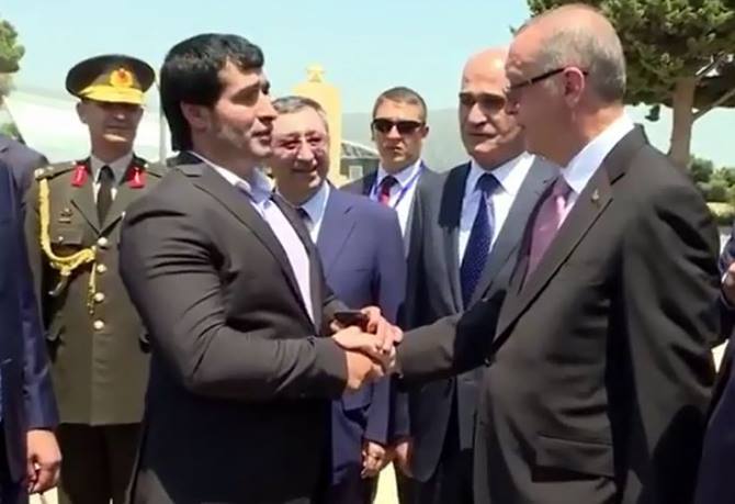 Ərdoğan azərbaycanlı idmançıya: “Səni doğan anaya halal olsun” – VİDEO