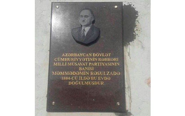M.Ə. Rəsulzadəyə qarşı növbəti hörmətsizlik