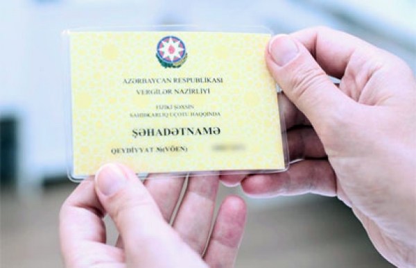 Diqqət: Şəhadətnamə itib
