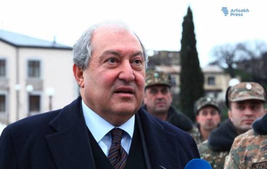 Ermənistan prezidenti Azərbaycanın Talış kəndinə gəldi- “Bura erməni torpağıdır!”- dedi…-FOTOLAR