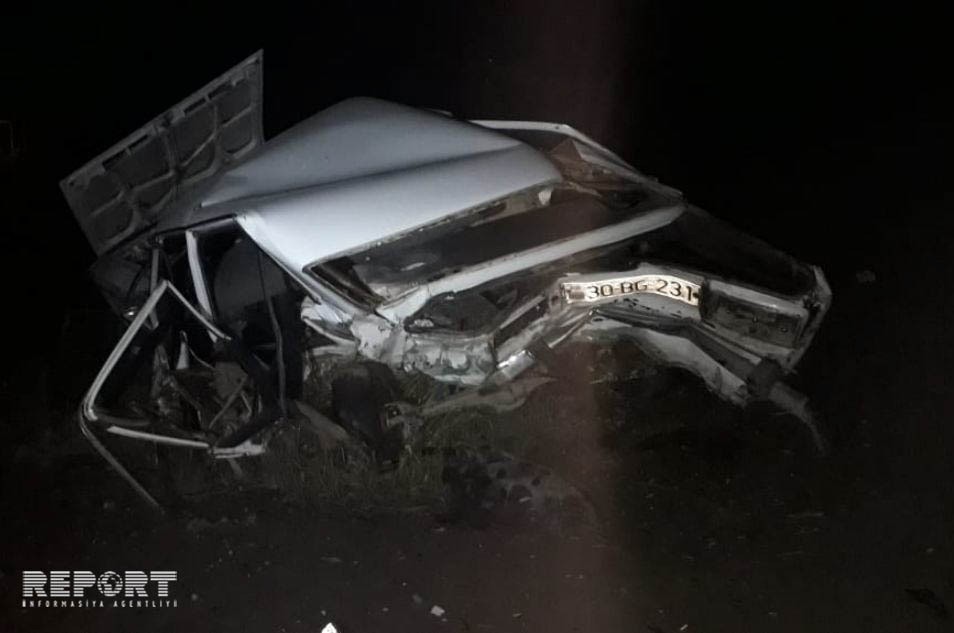 Kürdəmirdə yol qəzası: ölən var – FOTO