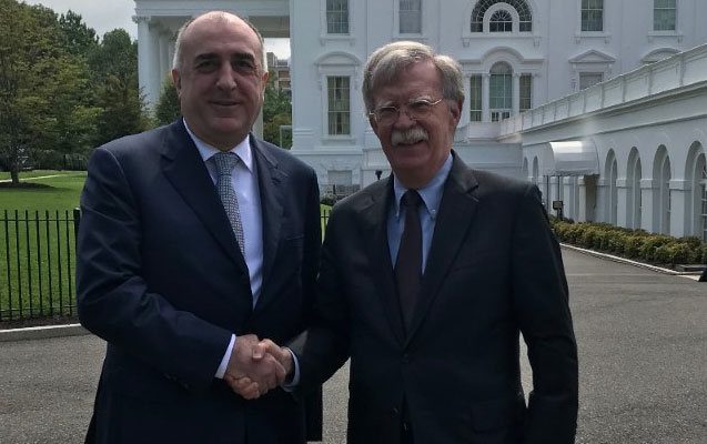 Elmar Məmmədyarov Con Boltonla görüşdü