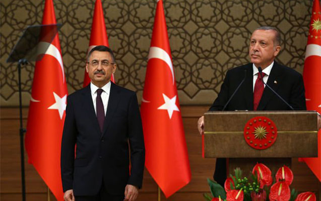 Ərdoğan səlahiyyətlərini Fuad Oktaya təhvil verdi