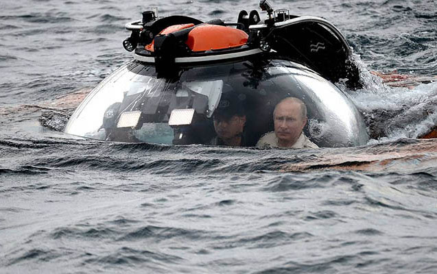 Putin körfəzin dibinə endi – FOTO – VİDEO