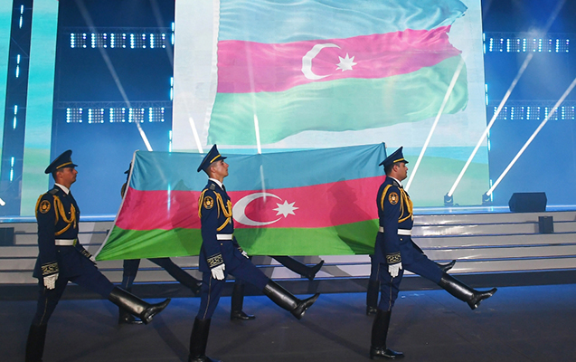 Prezident və xanımı təntənəli açılış mərasimində – FOTOLAR