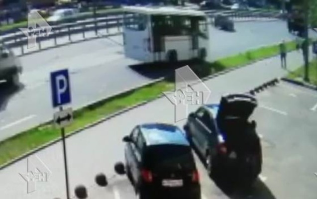 Rusiyada 2 təqaüdçünün öldüyü qəza anı – VİDEO