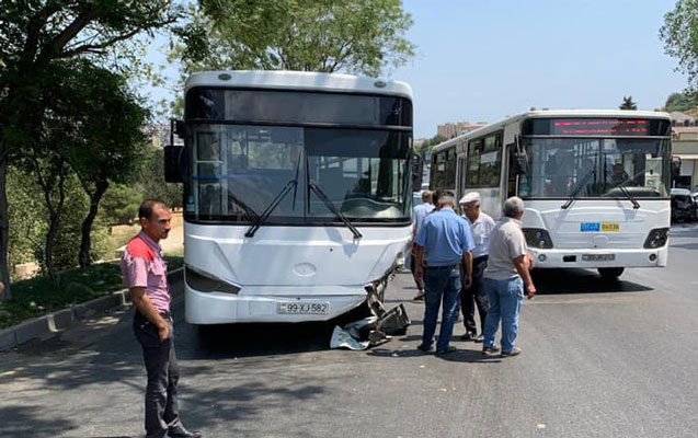 SON DƏQİQƏ! Bakıda sərnişin avtobusu qəzaya düşdü: ölən və yaralananlar var – FOTOLAR