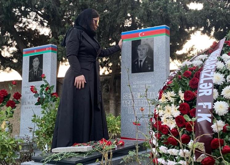 Xatun şəhidə mahnı həsr etdi – Fotolar