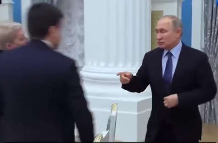 Putin əsəbiləşərək nazirə yaxınlaşdı və… – VİDEO