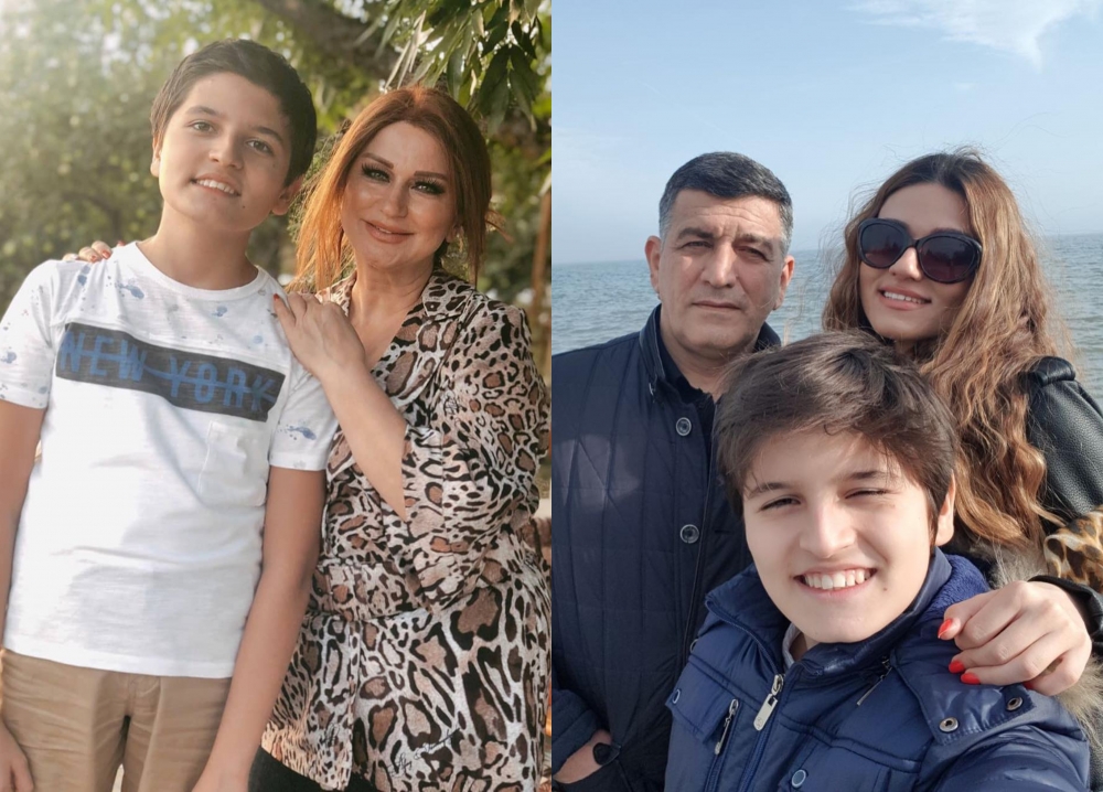 Mələkxanım Əyyubova polkovnik əri ilə – Fotolar