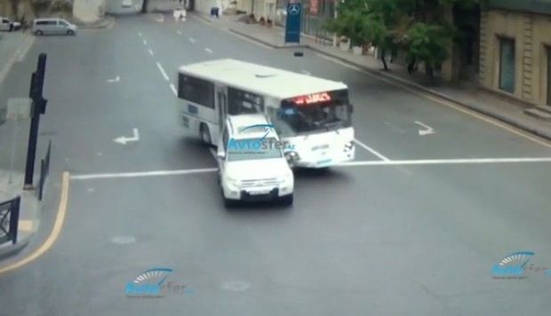 Bakıda avtobus sürücüsü dəhşətli qəza törətdi – ANBAAN VİDEO