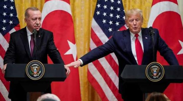 Ərdoğan Trampın sözünü kəsib, səhvini düzəltdi – VİDEO