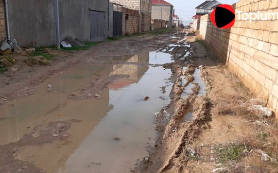 Mehdiabadın palçıqda batan adsız küçələri – FOTOLAR