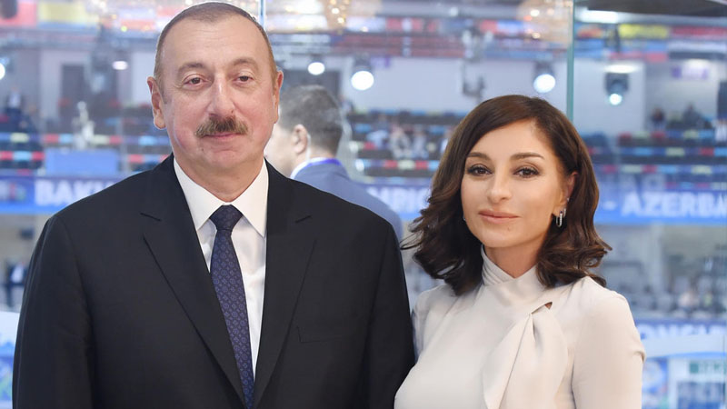 Prezident və birinci xanım Ağ Şəhərdə