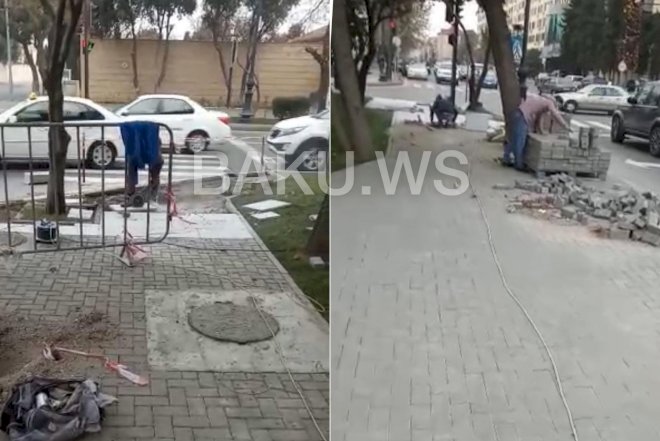 Prezidentin iki ay əvvəl açılış etdiyi parkı kim sökür? – Video
