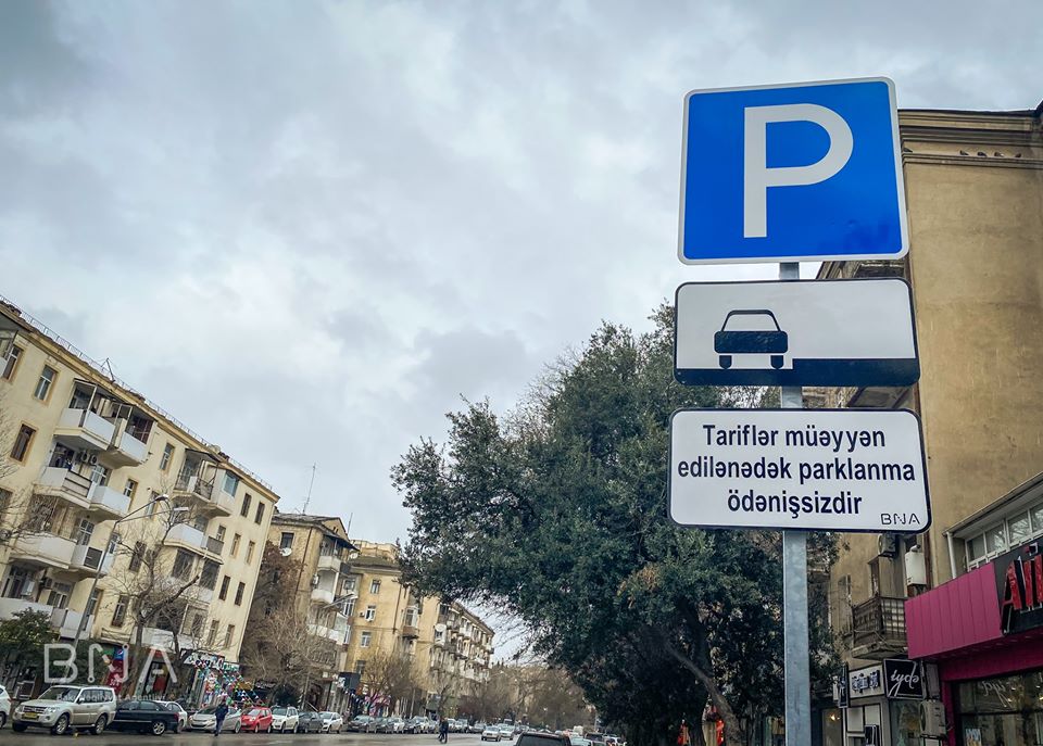 Tariflər müəyyən edilənədək parklanma ödənişsizdir !