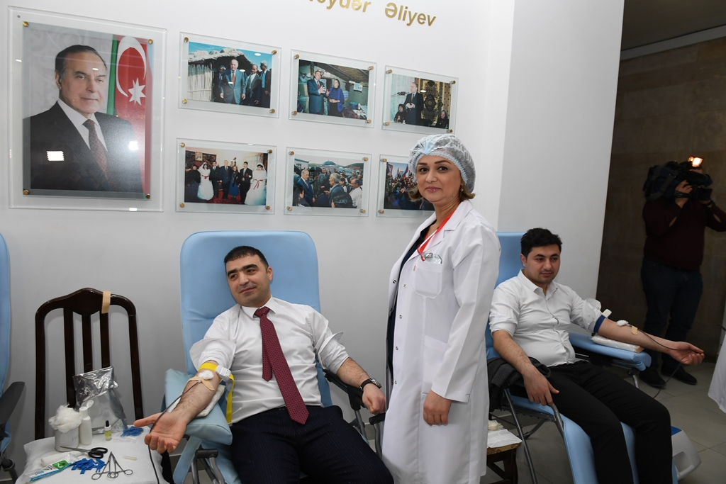 Dövlət Komitəsində qanvermə aksiyası keçirilib
