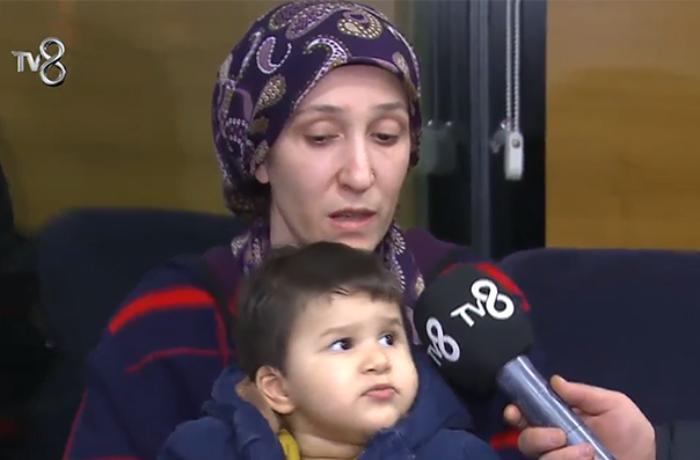 Dəhşətli zəlzələdən sağ çıxan azərbaycanlı ailə hamını ağlatdı – VİDEO