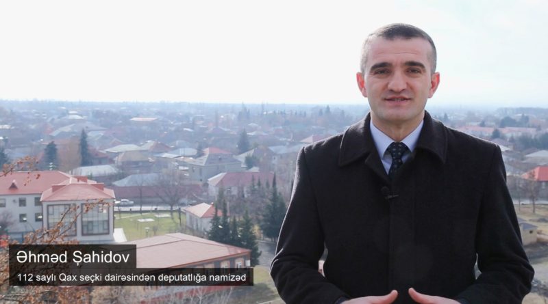 Əhməd Şahidov qaxlılara ilk video müraciətini etdi: “Parlamentdə Qaxımızı özümüz təmsil etməliyik”