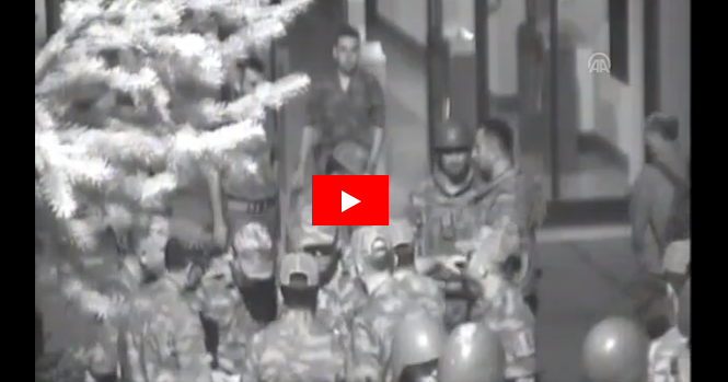 Hərbiçilərin çevriliş cəhdlərinin videosu yayıldı – Türkiyədə – VİDEO