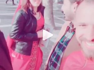 Ərəb turist Bakıdan qızla videosunu paylaşdı,aləm qarışdı +VİDEO