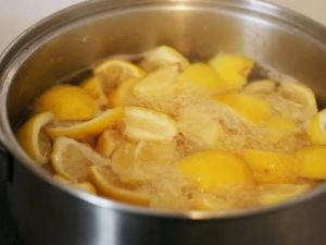 Səhər qaynadılmış limon suyu için – Bel və qarındakı artıq yağlar…