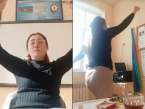 Bakıda sinifdə “Məsti-xumar”a oynayan müəllimədən daha bir AÇIQLAMA – VİDEO