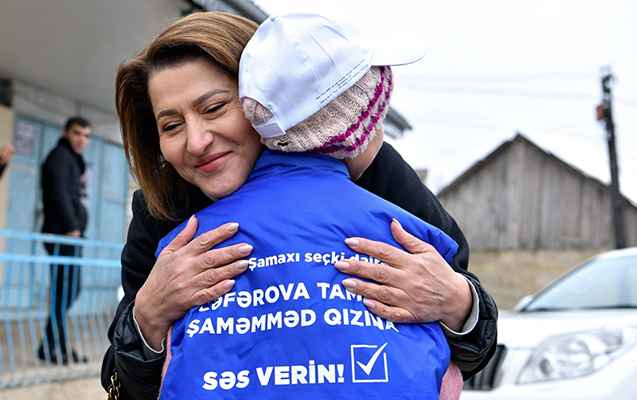Tamam Cəfərova Şamaxının bütün kəndlərində görüşlərini başa vurdu – Fotolar