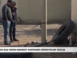 Tovuzda ustanın faciəli şəkildə ölüm anı – ANBAAN VİDEO