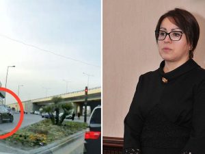 İcra başçısının maşını “protiv” getdi: Yol polisi görüb “çest” verdi -VİDEO