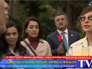 Prezidentlə sakinlərin söhbətində Abdin Fərzəliyevdən anlaşılmaz əl hərəkəti – VİDEO