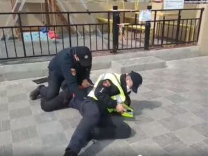 Karantin qaydalarını pozanları belə saxladılar – VİDEO