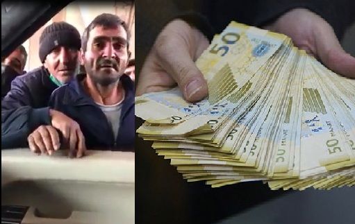 Bakıda naməlum şəxs insanlara pul paylayır — VİDEO Bakıda naməlum şəxs insanlara pul paylayır — VİDEO