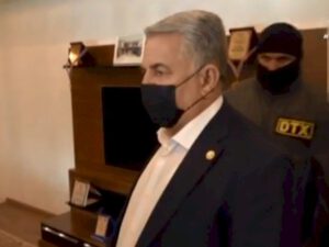 Biləsuvarın icra başçısının həbs görüntüləri – ANBAAN VİDEO