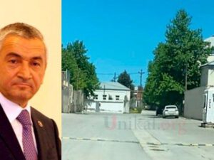 İcra başçısı evinin qarşısında post qurdurdu – FOTOLAR