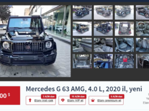 Məmur övladlarının milyonluq “oyuncağı”: “Galendwagen” – FOTO