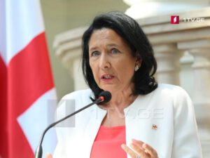 Gürcüstan Prezidenti: “Heç vaxt Rusiyaya boyun əyməyəcəyik”