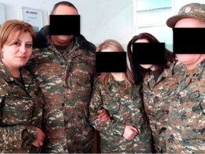 Öldürülən erməni qadın snayperinin FOTOLARI