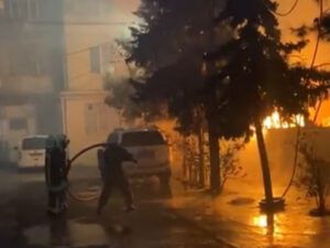 Bakıda siqaret yanğına səbəb oldu