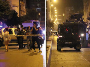 Türkiyədə terror həyəcanı – Partlayış anı kameraya düşdü – VİDEO