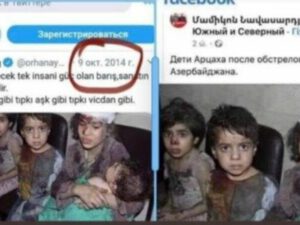 Sosial şəbəkələrdə yayılan növbəti erməni yalanı – FOTO