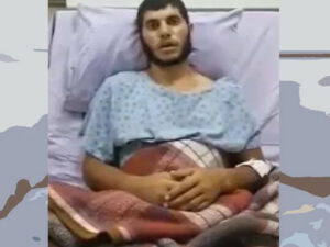 Düşmən döyüşməkdən imtina edən əsgərini ayağından güllələyib ölümə tərk etdi