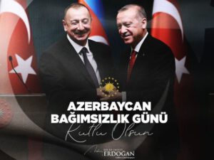 Türkiyə prezidentindən Azərbaycana təbrik: “Hər sahədə qardaşlarımızı dəstəkləməyə hazırıq” – FOTO