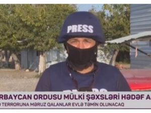 AzTV-nin əməkdaşı cəbhə bölgəsində yaralandı