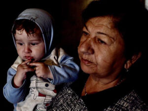 Tərtərdə düşmənlə üz-üzə qalan 6 aylıq Fariz… – FOTO