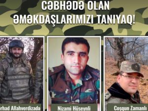 Vətən müharibəsində iştirak edən nazirlik əməkdaşları