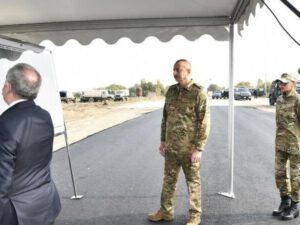 Qarabağa yeni yol çəkilir – FOTO