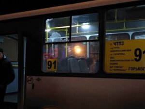 Rusiyada sərnişin avtobusu atəşə tutuldu – FOTO